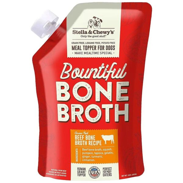 Grass-Fed Beef Bone Broth Meal Topper for Sensitive Dogs