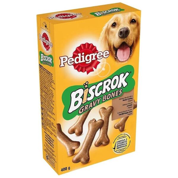 Gravy Coated Platter of Biscuit Flavor Dog Treats