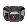 Gray Extra Large Pet Pop Up Playpen for Comfort and Security