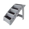 Gray Pet Stairs with Step-Up Design for Small Dogs and Cats