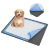 Gray Silicone Pee Pad Holder for 28x30in Puppy Training Pads