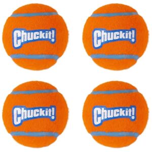 Great Toy for Small to Medium-Sized Dogs with Medium-Sized Tennis Balls, Pack of 4