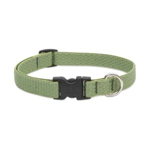 Green Adjustable Dog Collar for Medium and Larger Dogs Plastic