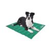 Green Cooling Mat for Small Pets with Cooling Gel for Easy Cleaning