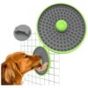 Green Dog Slow Feeder Lick Mat for Crate Training and Anxiety Relief