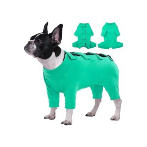 Green Dog Surgical Suit for Spay Neuter and Skin Conditions