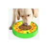 Green Food Puzzle Feeder Toy for Small Dogs Mental Enrichment IQ Training