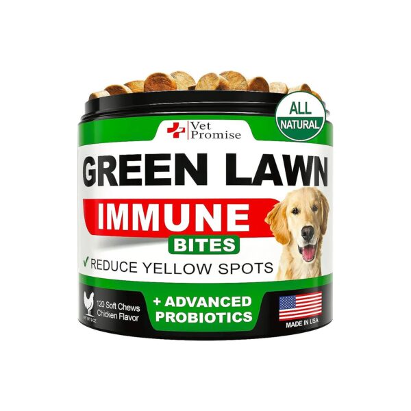 Green Grass Savers for Dogs with Natural Probiotics and Digestive Enzymes