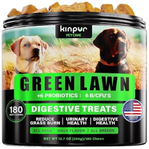 Green Lawn Chews for Dogs Cranberry ACV Digestive Enzymes for Natural Lawn Care