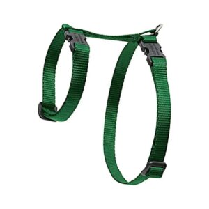 Green Nylon Pet Harness with Soft Padded Handle for Small Pets