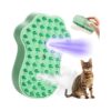 Green Paw Cat Steam Brush for Pet Grooming and Hygiene