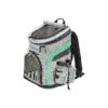 Green Pet Carrier Backpack for Small Dogs and Cats with Storage Pouches and Leash Hook