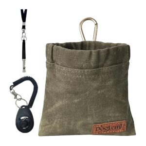 Green Puppy Training Kit with Treat Pouch for Outdoor Adventure and Travel Convenience