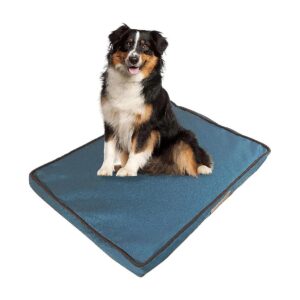 Green Waterproof Dog Bed with Single Slab of Memory Foam