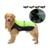 Green Waterproof Raincoat for Medium Large Dogs Breathable