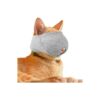 Grey Cat Muzzle for Preventing Biting and Chewing, with Soft and Breathable Mesh, Medium