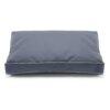 Grey Dog Bed Cover 44Lx32Wx4H Inch Waterproof and Washable for Pet Bed