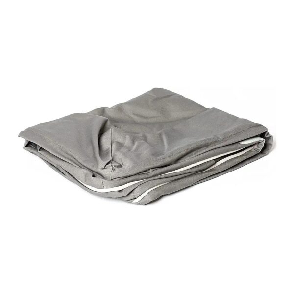 Grey Dog Bed Cover with Machine Washable and Removable Cover