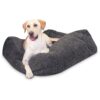 Grey Extra Large Pet Bed for Comfort and Support