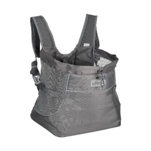 Grey Padded Strap Dog Carrier Pet Pack for Small Medium Sized Dogs