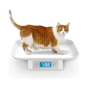 Grey Pet Scale for Puppy and Cats with Removable Tray Size 4 x 5 Inch