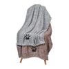 Grey and Brown Microfiber Dog Towels for Small and Medium-Sized Dogs and Cats