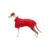 Greyhound Lurcher Whippet Dog Coat Red Small Warm Water Resistant Fleece Lined