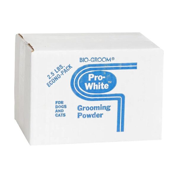 Groom Pro-White Dog Grooming Powder, 5 lb Box, Non-Irritating