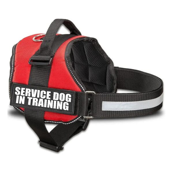 Guide Dog Vest with Hook and Loop Patches for Easy Identification