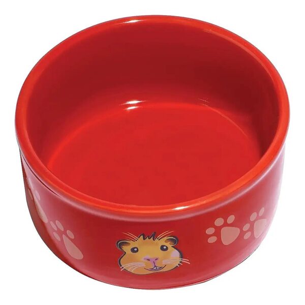 Guinea Pig and Small Animal Unique Paw Print Ceramic Dish Bowl