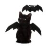 Halloween Bat Wing Costume for Small Dogs and Cats with Soft Felt Fabric