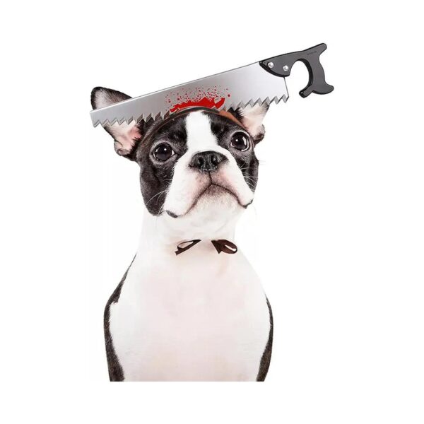 Halloween Costume Pet Headband with Axe for Small to Medium Sized Dogs