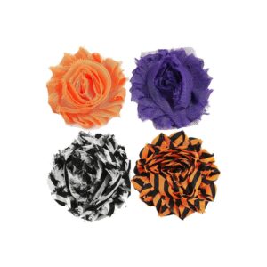 Halloween Dog Collar Flowers Accessory for Healthy Pets with Adjustable Elastic Band