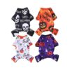 Halloween Dog Costumes 4 Pack Small Polyester for Pet Puppy and Cat Holiday Wear