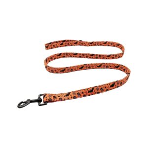 Halloween Dog Leash and Collar Combo with Halloween Pattern for Small Medium Large Dogs