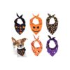 Halloween Pet Bandanas for Dogs Washable Cozy Medium Size Triangle Scarfs