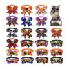 Halloween Pet Bow Ties for Dogs with Adjustable Size and Pumpkin Ghost Bat Decor