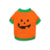 Halloween Pet Costume - Green Pumpkin Head T-Shirt for Small Dogs XS