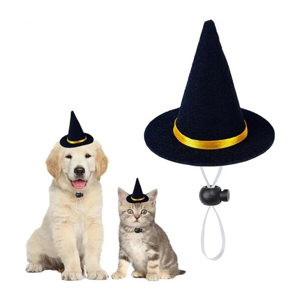 Halloween Witch Hat for Dog Cat Puppy Pet Rabbit Hamster Costume