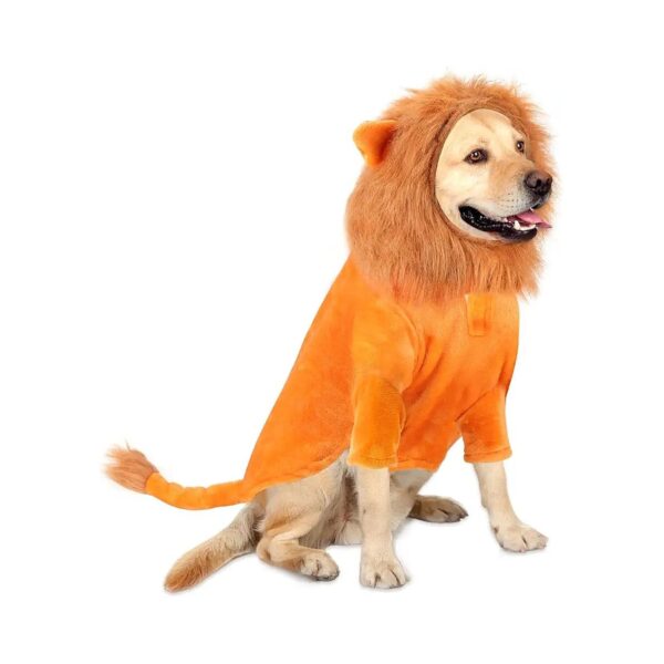 Halloween and Holiday Dog Lion Costume for Medium to Large Canines