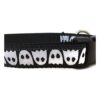 Halloween-themed Nylon Dog Collar with Ghosts, Pumpkins, and Candy Corn