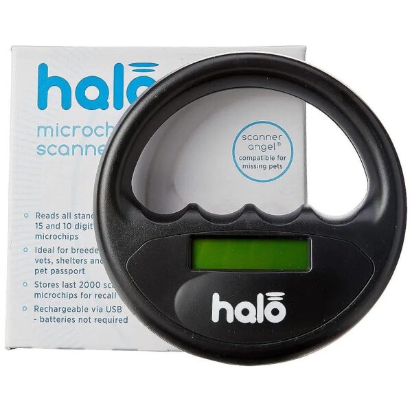 Halo Scanner 135mm X 33mm Reads Any Microchip for Pet Owners