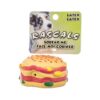 Hamburger Themed Latex Dog Toy 5-Inch for Small to Medium Breeds