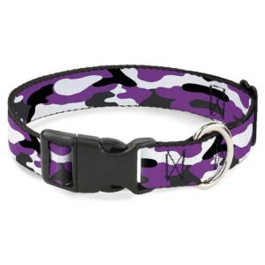 Handcrafted Camo Dog Collar with Adjustable Size and 5 Inch Width