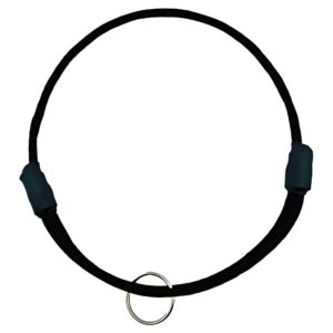 Handcrafted ID Collar for Small to Medium Dogs in Lava Butte Black