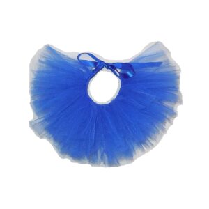 Handcrafted Royal Blue Mesh Tutu for Medium Dogs - Waist Size 11-15 Inches