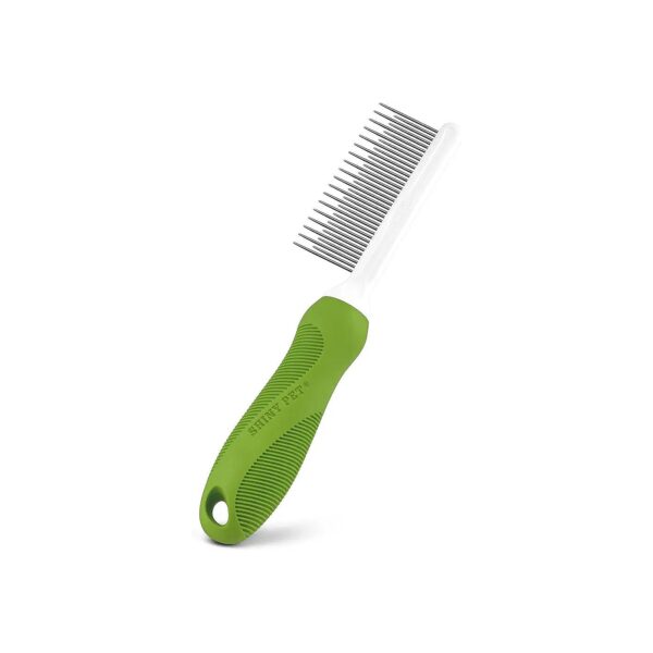 Handheld Pet Comb for Easy Detangling and Grooming - Ergonomic Design and Anti-Slip Grip