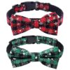 Handmade Christmas Dog Collar with Adjustable Size for Small Medium Large Dogs