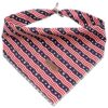 Handmade Square Adjustable Dog Bandanas Soft American Flag Pattern for Large Dogs