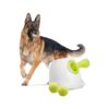 Hands-Free Dog Ball Launcher with 3 Tennis Balls and Adjustable Distance for Large Dogs